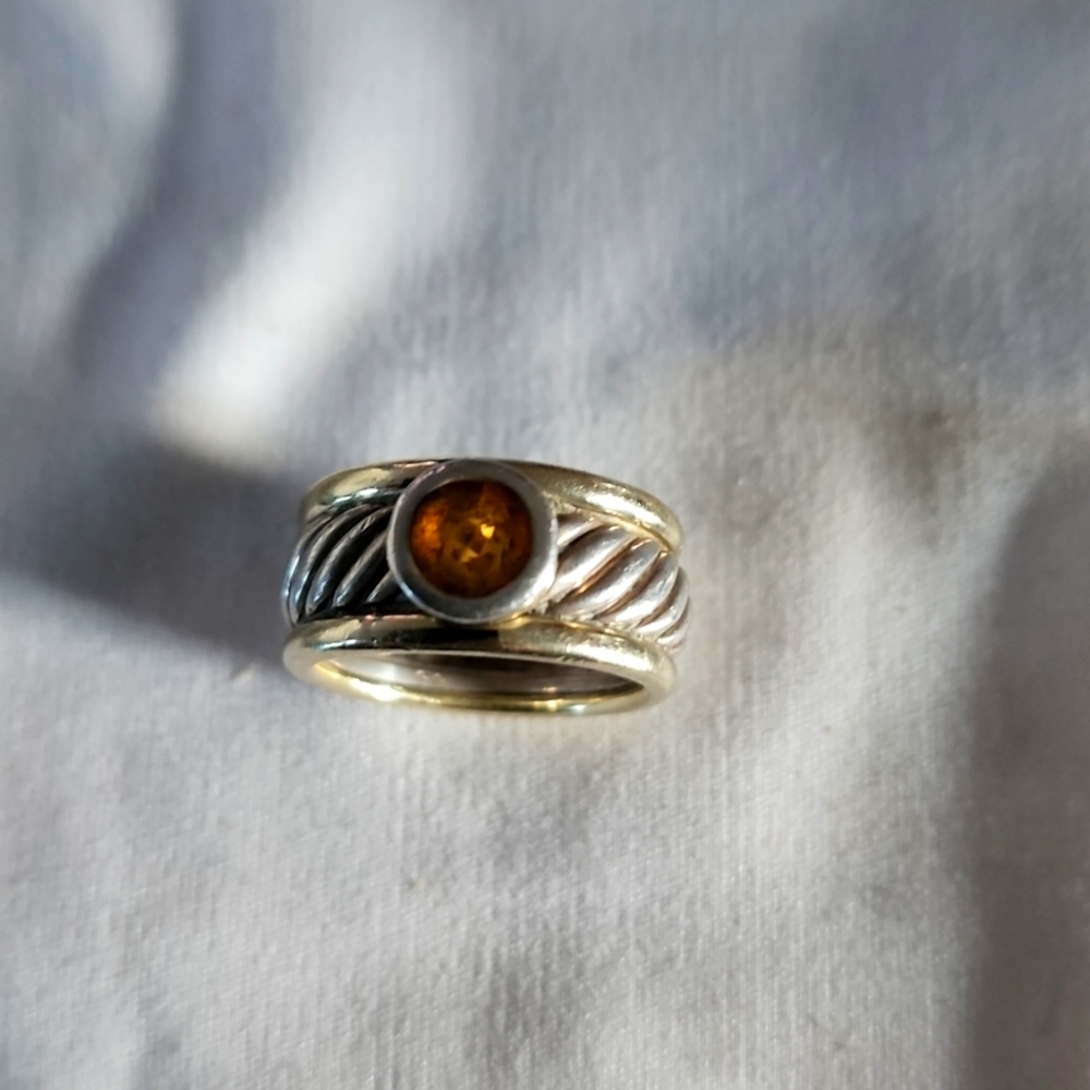 David Yurman citrine ring